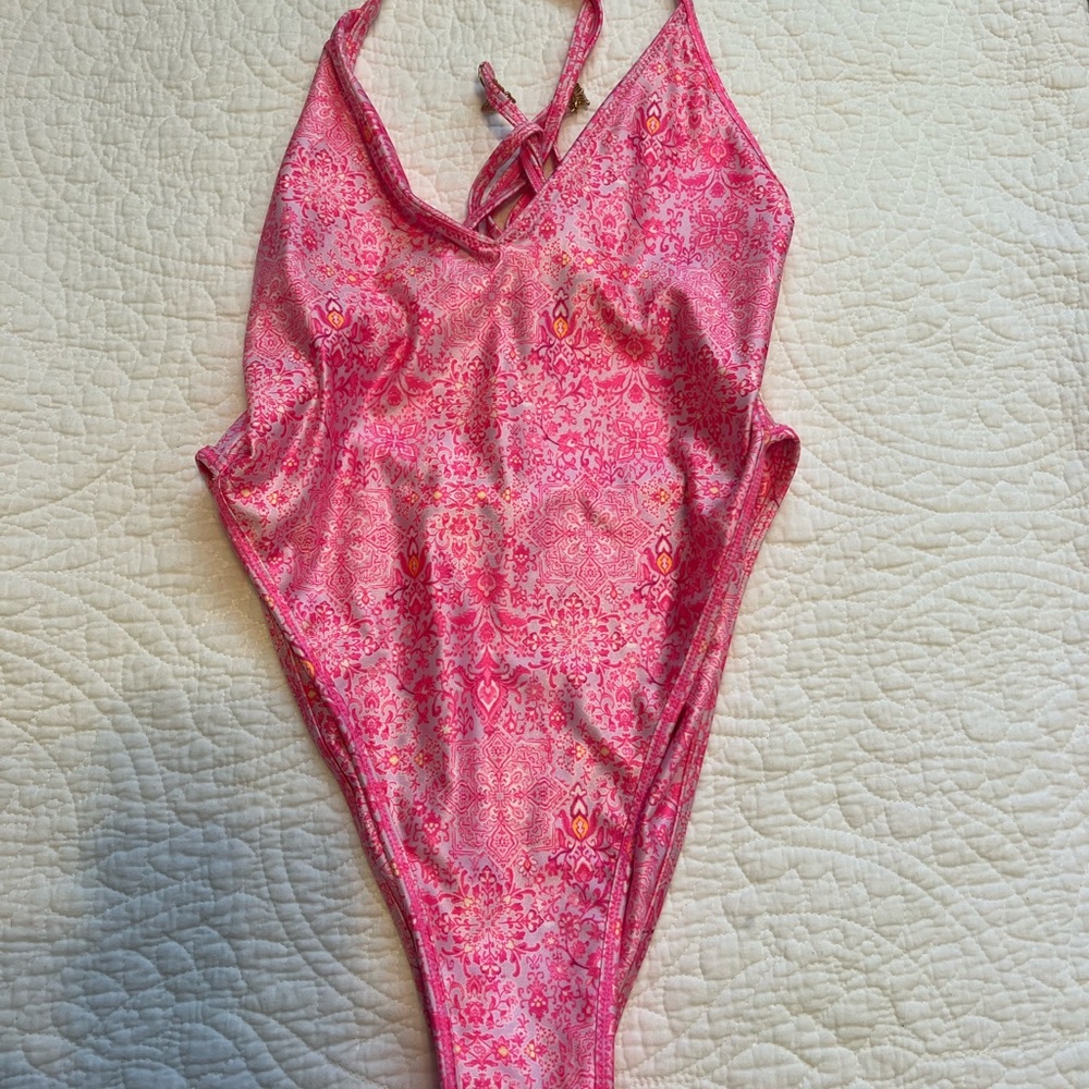 Kulani Kinis Pink Paisley One Piece
